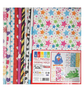 SÜDOR EV07 KEÇE DESENLİ 20X30 CM 10 LU