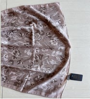 ZER Çiçek Motifli Floral Desenli  Tasarım Şal (Haki)