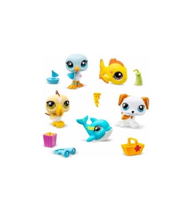 FARBU Littlest Pet Shop  Figür Set Minişler Plaj Temalı  00517