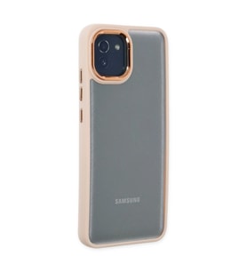 Samsung Galaxy A03 Kılıf Dora Kapak - Pudra
