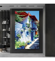 Mugˆla Evi Kanvas Tablo