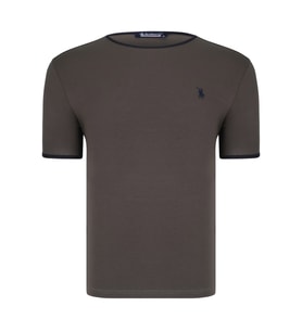 T8584 DEWBERRY ERKEK T-SHIRT-KOYU HAKİ