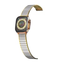 Apple Watch 38mm Made Metal Kordon (SAAT DEĞİLDİR) - Gümüş-gold
