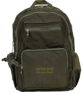 Pippa İlus Dört Gözlü Okul ve Günlük Sırt Çantası (Yeşil - Kadın ve Erkek - CNT8035-02)