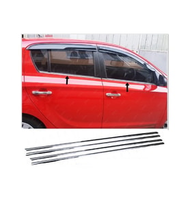 Hyundai i20 Krom Cam Çıtası 4 prç. 2008-2014 ARASI P. Çelik