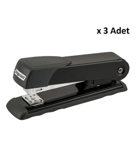 Bigpoint Zımba Makinesi 24/6 Siyah 50 Yaprak x 3 Adet