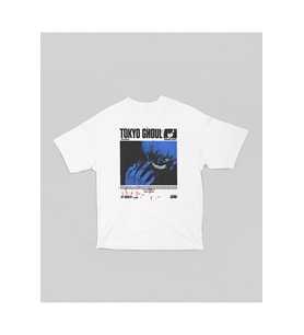 Tokyo Ghoul Ken Kaneki Kirishima Touka Baskılı Unisex Oversize Anime Dizi Karakter Tişört
