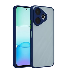 Xiaomi Redmi 13 4G Kılıf Kamera Korumalı Mat Kapak (Lacivert)
