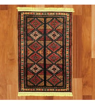 Geometrik Baklava Desenli 120 X 180 Dijital Baskı Halı