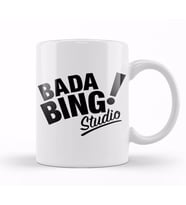 Bada Bing Black Kupa Bardak Porselen