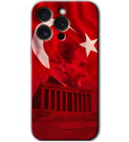 İphone 15 Pro Max Kılıf HD Desen Baskılı Kılıf - Anıtkabir Atatürk