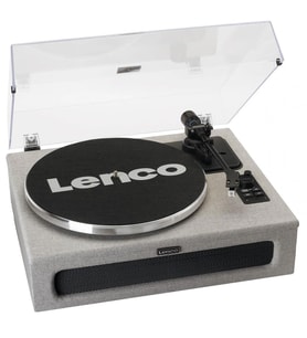 Lenco LS-440GY Gri Kumaş Dahili Hoparlörlü Bluetooth Pikap