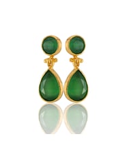 Kadir Jewellery 22 Ayar Altın Kaplama Vintage Küpe -El İşçiliği Ve Hipoalerjenik Küpe