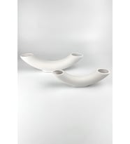 Viking Vazo Seramik Bisküvi (HAM ÜRÜN) - 34 CM (Tekli)