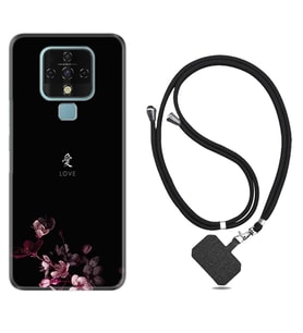 Tecno Camon 16 18P Pova Kılıf Boyun Askılı Silikon Love 1629