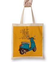Live More Vespa Bez Çanta Uzun Saplı