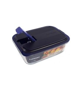 Aryıldız Luminarc Dikdörtgen Cam Saklama Kabı 122cl 21x15x7cm