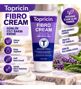 Topricin Fibro Cream 50 ml Nemlendirici Cilt Bakım Kremi