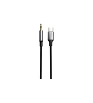 Type-C AUX Kablo 3.5mm Araç AUX Ses Kablosu Telefon Tak Çalıştır (Siyah)