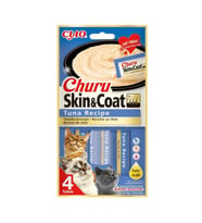 CIAO Churu Cream Cilt ve Tüy Sağlığı Destekleyici Ton Balıklı Sıvı Kedi Ödül Maması 14 Gr (4'lü)