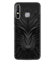 INFINIX Hot 8 Kılıf Resimli Silikon Kılıf Black Fox 1325