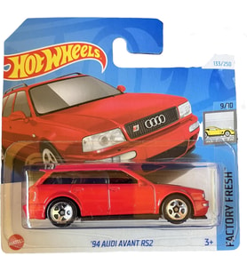 Hot Wheels - ´94 Audi Avant Rs2 - Factory Fresh 9/10 - Htc54 - Short Card - Kırmızı - Mattel 2024 -  (Çok Renkli)