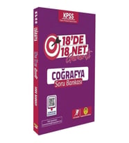 Tasarı Yayınları KPSS Coğrafya 18 de 18 Net Garanti Soru Bankası