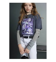Defacto 26Y801002227 Antrasit Kız Çocuk T-Shirt H3842A8/AR58