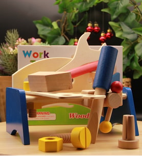 Work Table / Takım Tezgahı Eğtici Oyuncak Seti