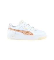 Puma 400403-02 Carina Street Lux Crafted Kadın Spor Ayakkabı (Beyaz-Turuncu)