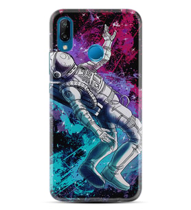 Huawei P20 Lite Mate 10 20 Lite Pro P40 Lite KılıfDesemli Silikon Astronot Signs 1753