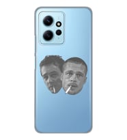Redmi Note 12 4G Uyumlu Fight Club Desenli Şeffaf Telefon Kılıfı