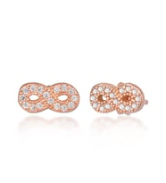 EMILIANO JEWELLERY SİLVER 925 AYAR TAŞLI SONSUZLUK KÜPE