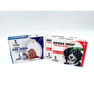 Derma Köpek 21-40 kg Deri Bakım Ürünü 2 Kutu + Kulak Bakım Ürünü (Şeffaf)