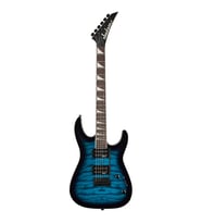 Jackson 2910211586 JS20 Dinky DKQ 2PT Elektro Gitar (Transparent Blue Burst) Egzotik Klavye Mavi Burst Cila ve 2-Noktalı Tremolo