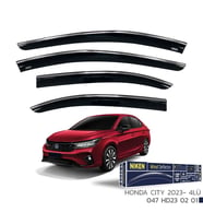 Honda City Kromlu Cam Rüzgarlığı Niken 2023+ uyumlu (Beyaz)