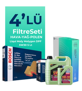BOSCH Mitsubishi Outlander 2.0 Filtre Bakım Seti Liqui Moly Motor Yağlı (2007-2012) 4 Lü