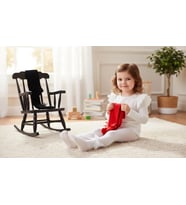 KIZ BEBEK VE ÇOCUK FİYONKLU KÜLOTLU ÇORAPLARI (Siyah-Kırmızı)