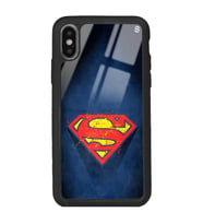 iPhone Xs Superman Tasarımlı Glossy Telefon Kılıfı