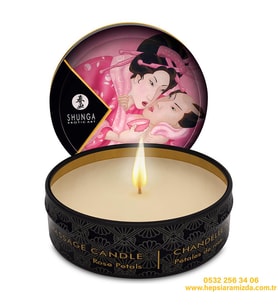 Shunga Gül Kokulu Erotik Masaj Mumu 30 ml