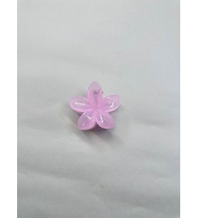 Tekli, Açık Pembe Renk 5 cm Lotus Çiçeği Mandal Toka