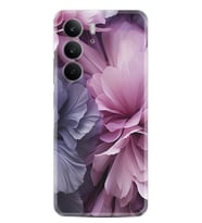 Realme C75 Kılıf Boutique Baskılı Resimli Çiçek Mor Pcode -028
