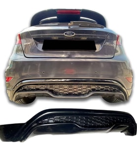 Ford Fiesta Mk6 ST Arka Ek Difüzör Parlak Siyah 2008 ve 2017 arası Arka-bodykit-ek-karlık