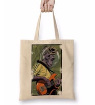 Monkey Bass Müzik Gitar Maymun Bez Çanta Uzun Saplı