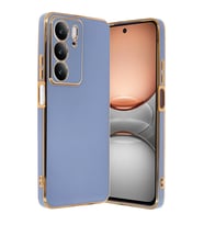 Realme C75 4g Kılıf Volet Silikon - Mavi