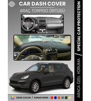 PORSCHE CAYENNE (2002-2010) Torpido Örtüsü Ön Göğüs Koruma Torpido Koruma Tam Uyum Kaymaz