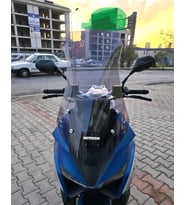 MOTOCAM Volta Revolt RSX7 Ön Cam 2022-2026 Model 65cm Füme Renkli 4mm
