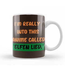 ANIME Quotes Style Lover Sayings Words Gift Kupa Bardak Porselen