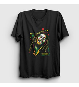 Presmono Unisex Siyah No Woman No Cry Bob Marley T-Shirt 265407tt