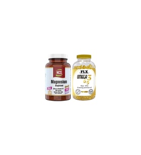 Ncs Zma Magnesium Bisglisinat 120 Tablet  Flx Omega 3-6-9 90 Tablet (Renksiz)